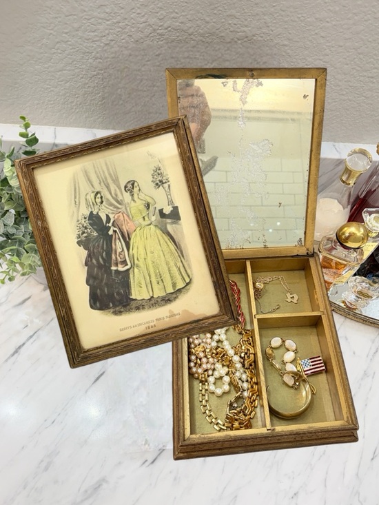 Antique Other - 176 Year Old Antique Godey's Jewelry Box From 1845!